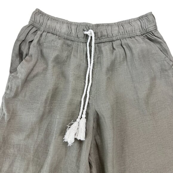 Cynthia Rowley 100% Linen Wide Leg Coastal Boho Size L - Picture 3 of 12